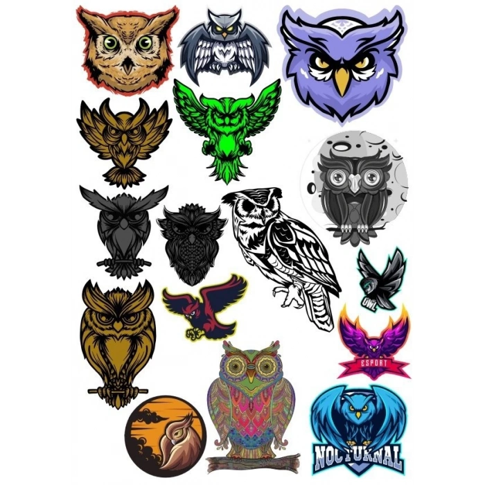 Köpek Balığı Sticker Set-2 15 Parça Telefon, Tablet, Defter, Laptop Sticker