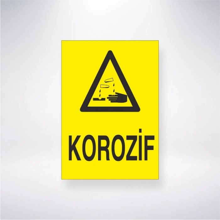 Korozif Sticker 20X28 Cm