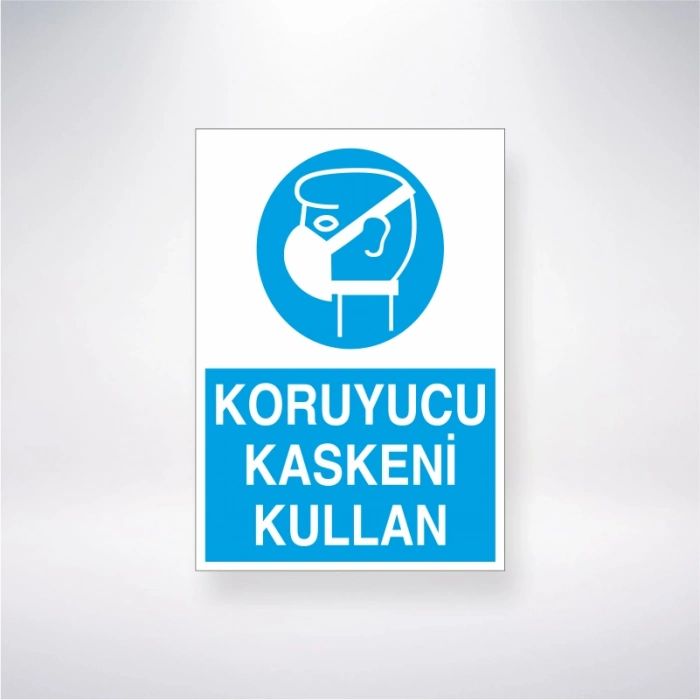 Koruyucu Maskeni Kullan Sticker 20X28 Cm