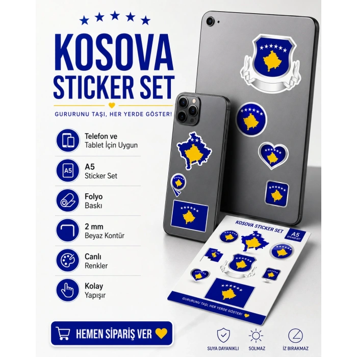 Kosova Sticker Set