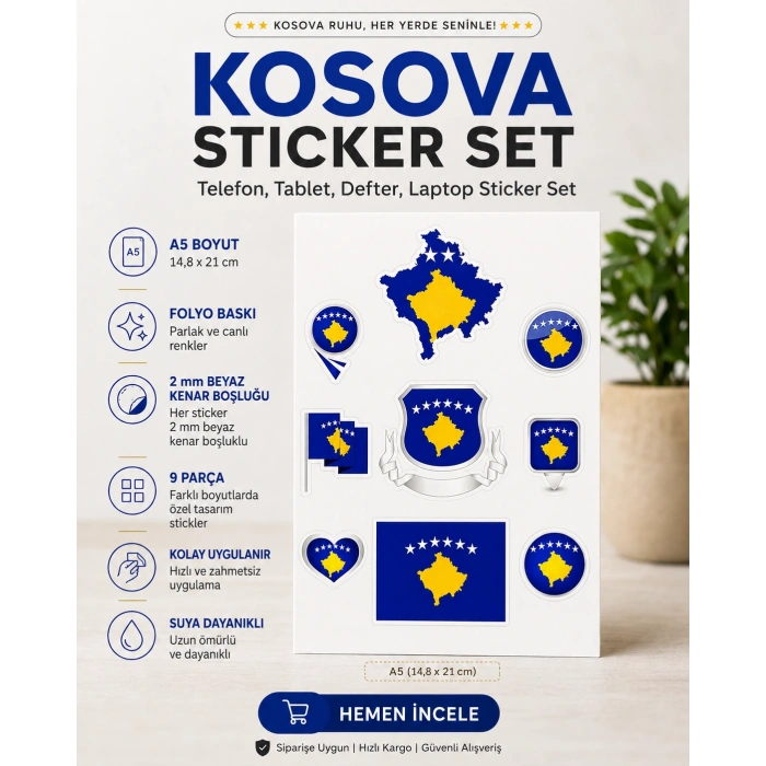 Kosova Sticker Set