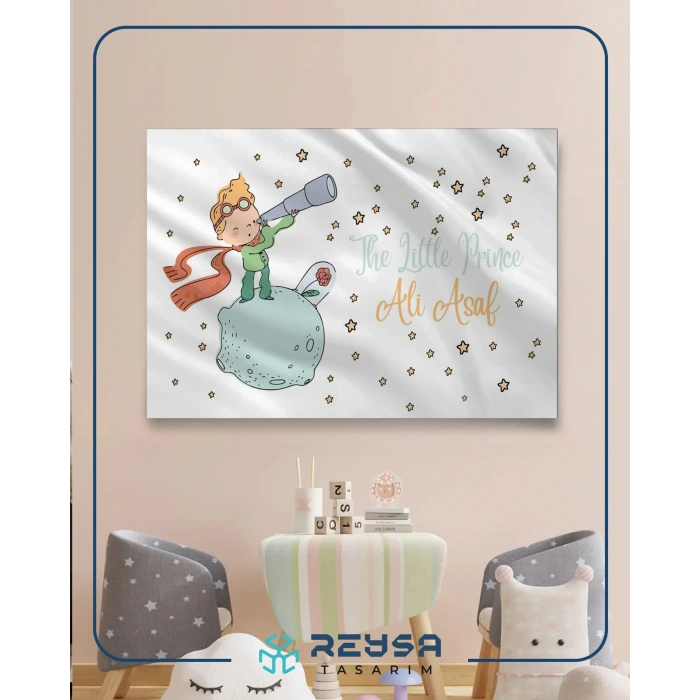 Küçük Prens Temalı Doğum Günü Afişi 70X100 cm