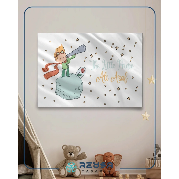 Küçük Prens Temalı Doğum Günü Afişi 70X100 cm