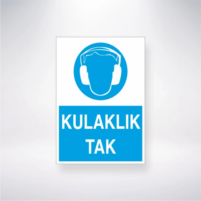Kulaklık Tak Sticker 20X28 Cm