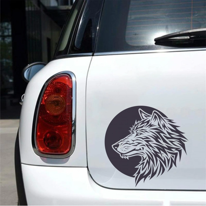 Kurt Sticker 10x10 cmRenkli Sticker