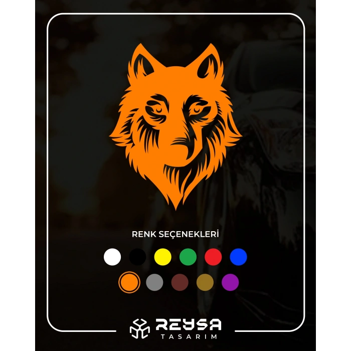 Kurt Sticker17x17 Cm Turuncu