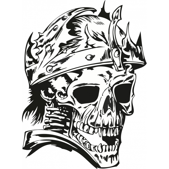 Taçlı Kuruakfa Sticker 26 10x10 cmRenkli Sticker