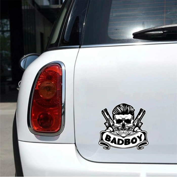 Kurukafa 9 Sticker 10x10 cmRenkli Sticker