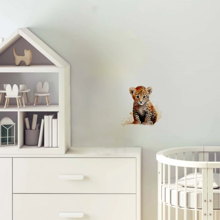 Leopar Gözleri Duvar Stickerı