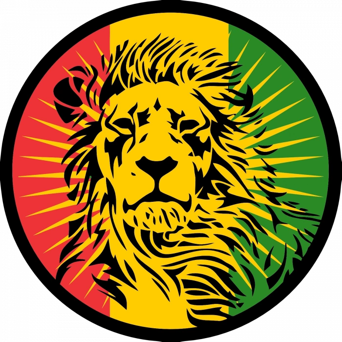 Pride Aslan Sticker 10x10 cmRenkli Sticker