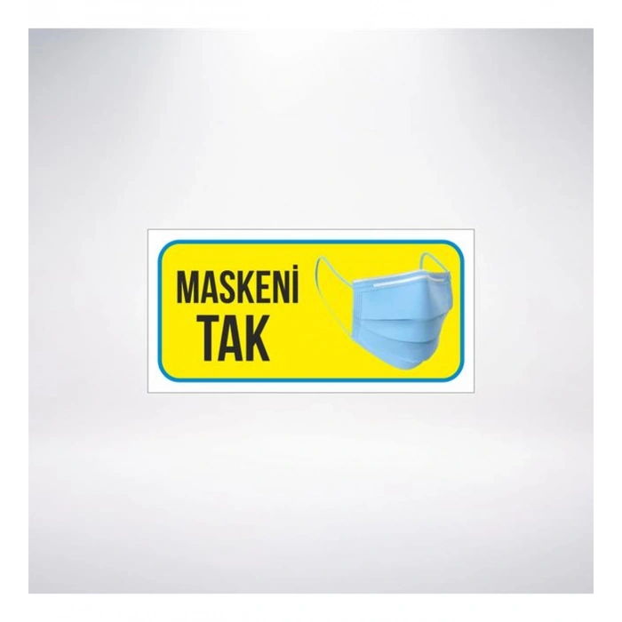 Maskeni Tak 20x10 Sticker 20X28 Cm