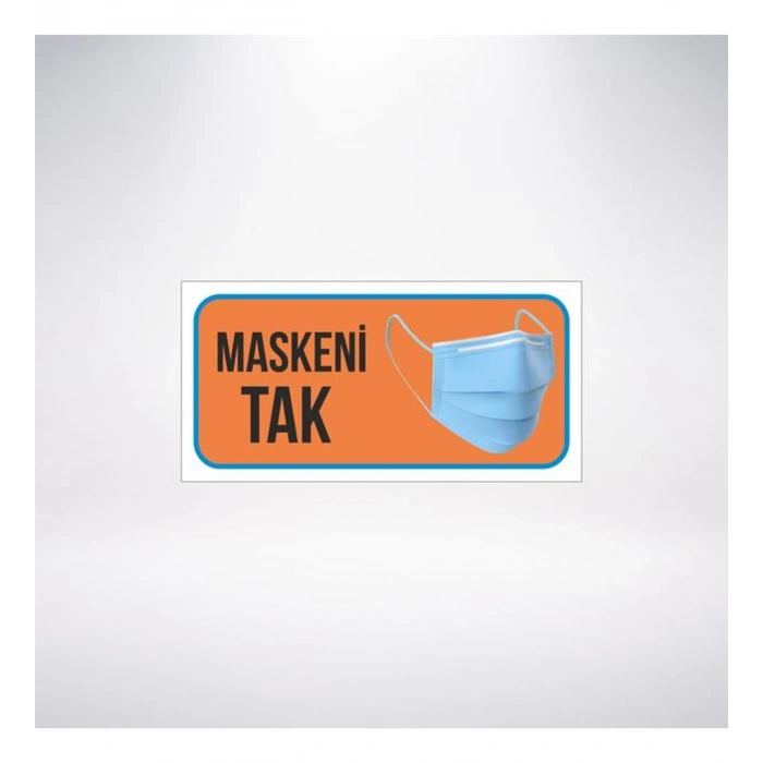 Maskeni Tak 20x10 Sticker 20X28 Cm