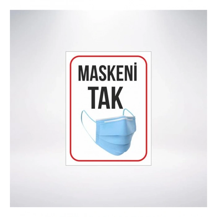 Maskeni Tak Sticker 20X28 Cm