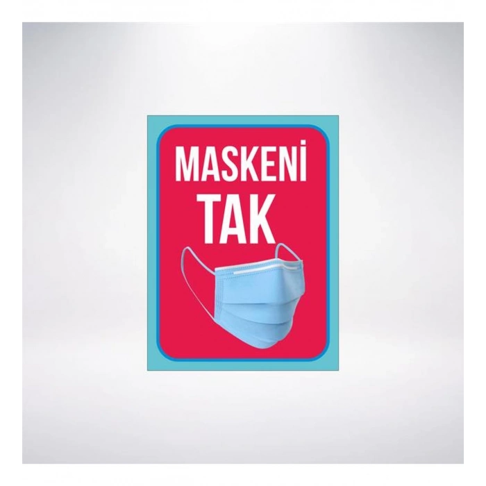 Maskeni Tak Sticker 20X28 Cm