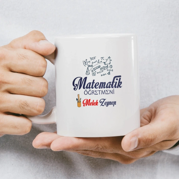 Matematik Öğretmeni İsme Özel Kupa