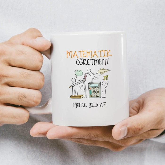Matematik Öğretmeni İsme Özel Kupa