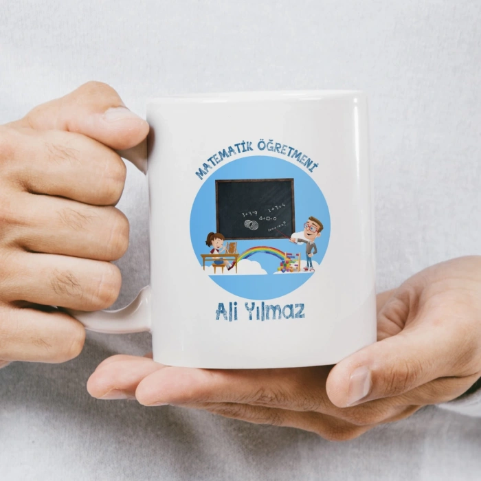 Matematik Öğretmeni İsme Özel Kupa
