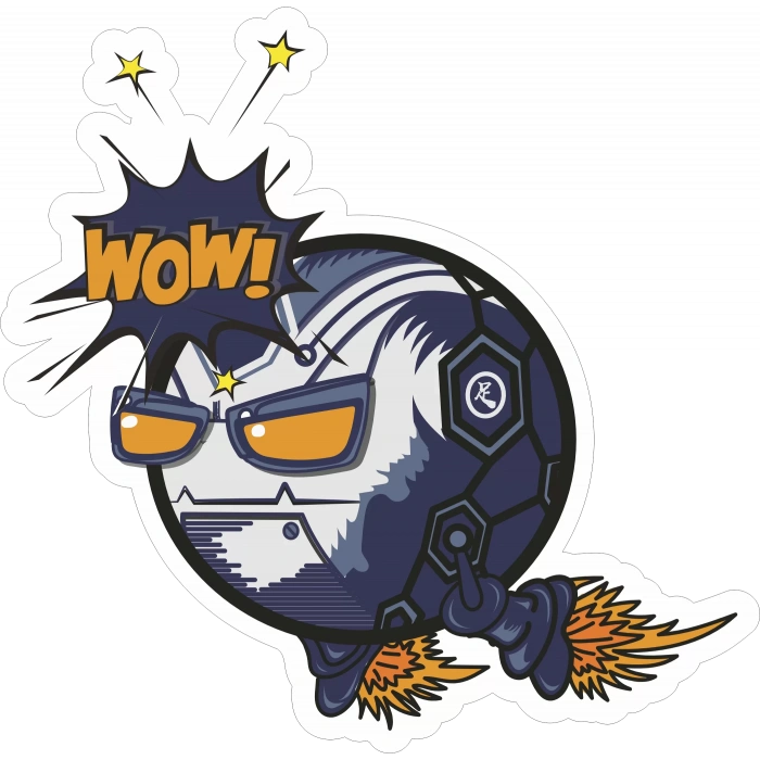 Bomba Sticker 10x10 cmRenkli Sticker