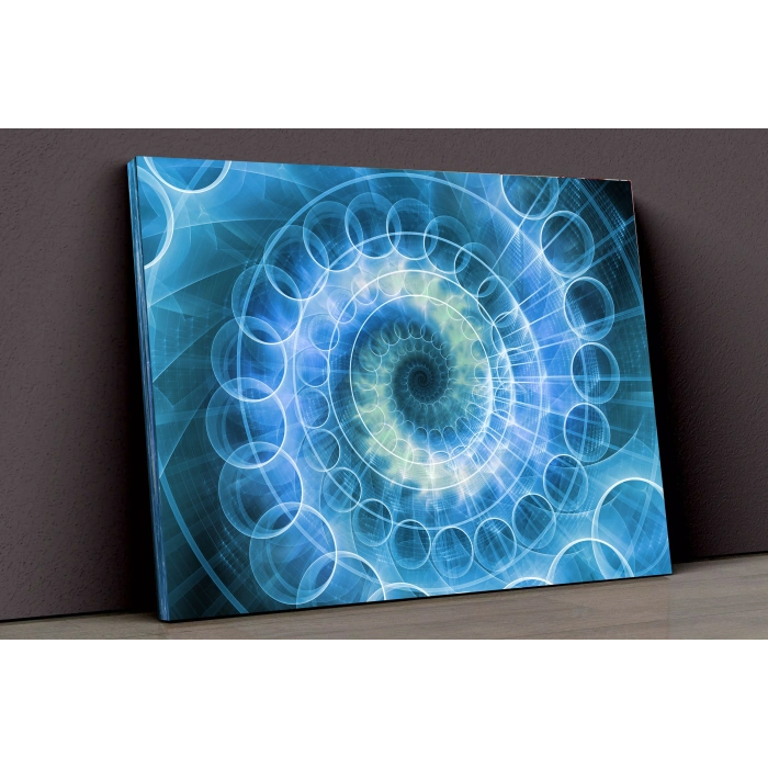 Mavi Işıklı Kanvas