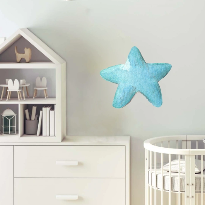 Mavi Yıldız Sticker