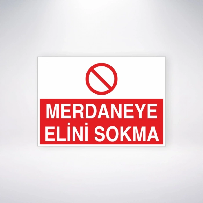 Merdaneye Elini Sokma Sticker 20X28 Cm