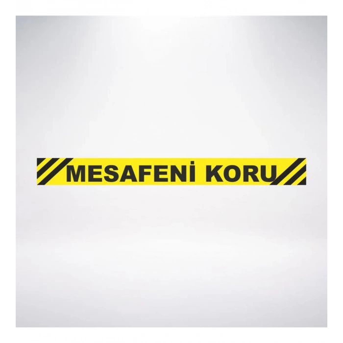 Mesafeni koru 100x10 Sticker 20X28 Cm