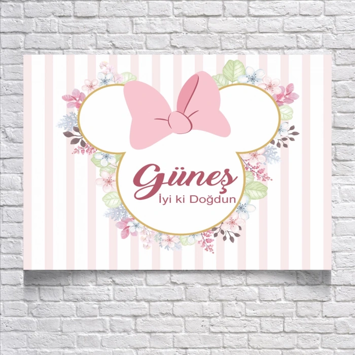Mickey Mouse Temalı Doğum Günü Afişi 35X50 cm