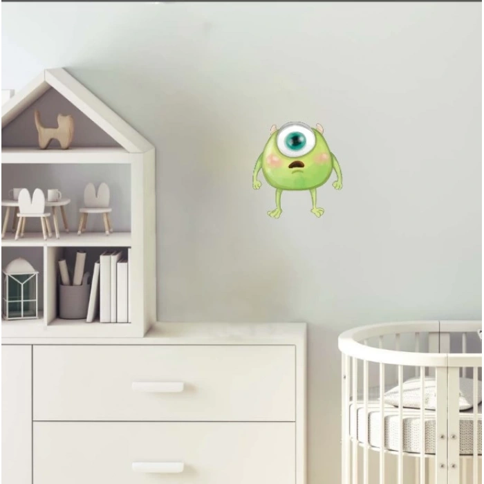 Mike Wazowski Komik İfade Duvar Dekoru
