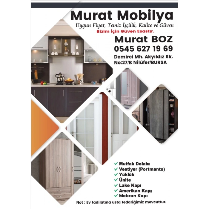 Mobilya & Dekorasyon Broşür Tasarımı