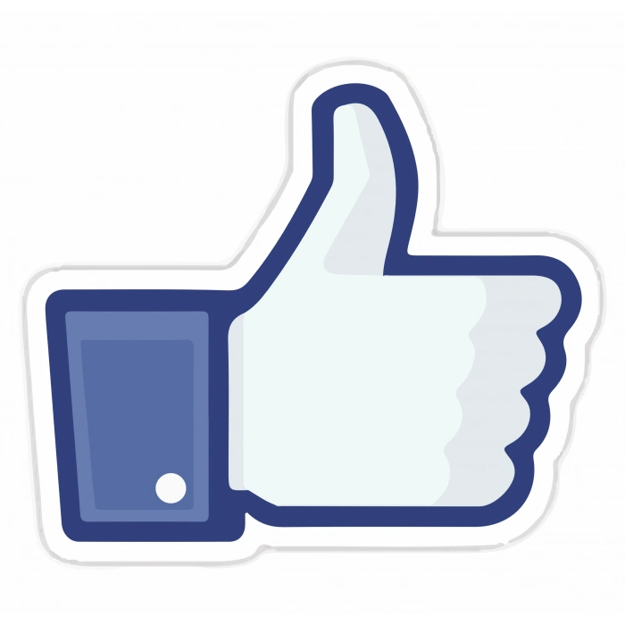 like sticker 10x10 cmRenkli Sticker