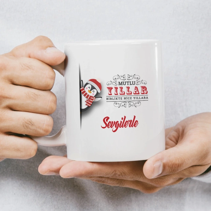 Mutlu Yıllar Birlikte Nice Yıllara Sevgilerle Kupa Tasarım