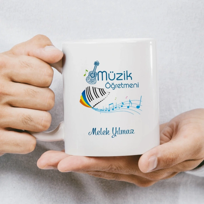 Müzik Öğretmeni İsme Özel Kupa