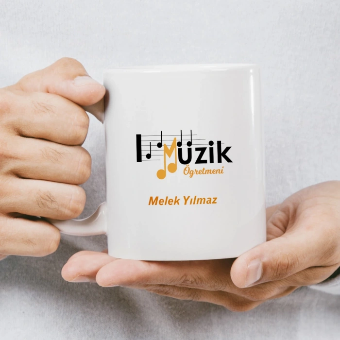 Müzik Öğretmeni İsme Özel Kupa