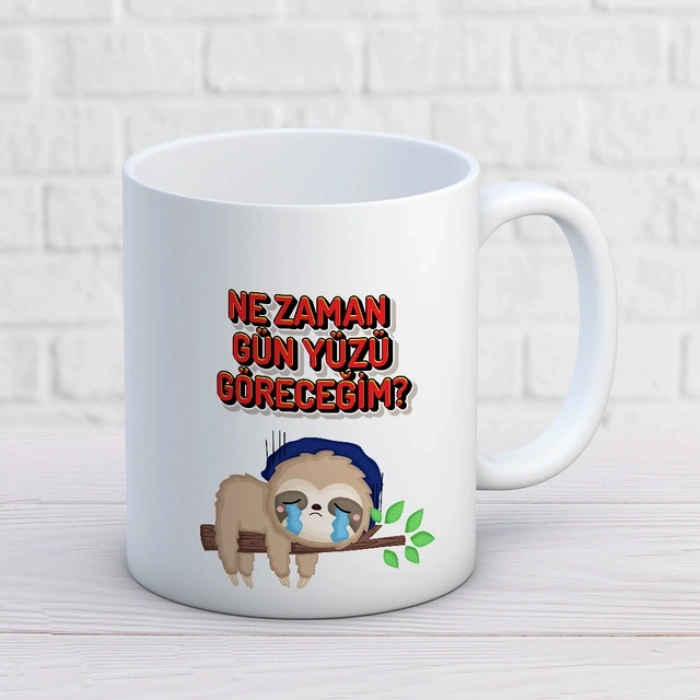 Nezman Gün Yüzü Göreceğim Kupa Baskı