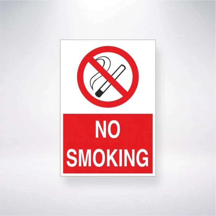 No Smoking Sticker 20X28 Cm