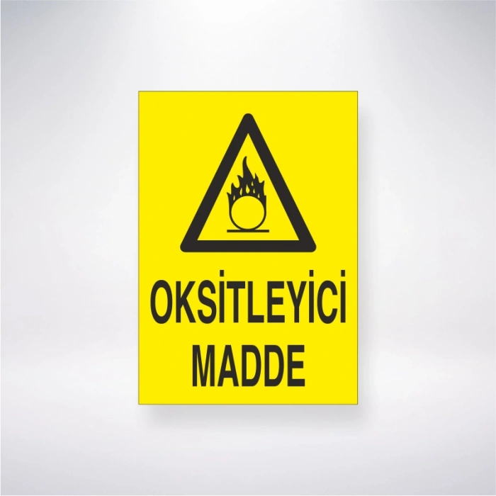 Oksitleyici Madde Sticker 20X28 Cm