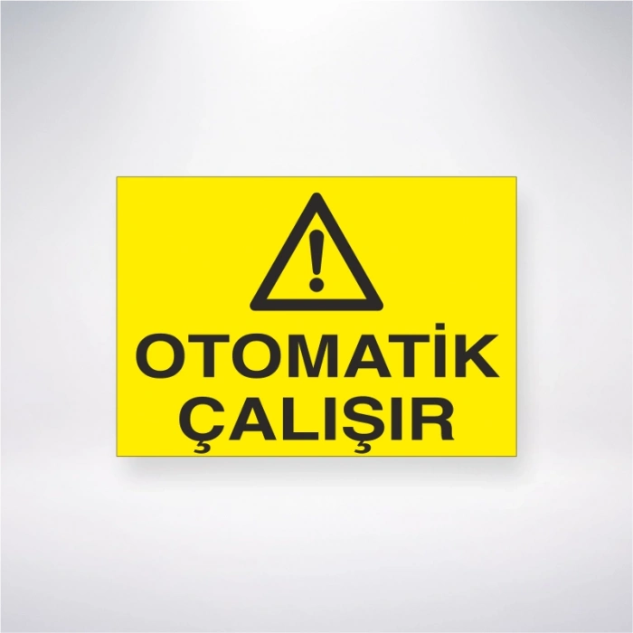 Otomatik Çalışır Sticker 20X28 Cm