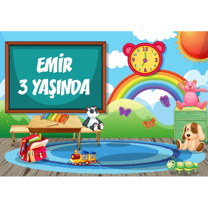 Oyun Temalı Doğum Günü Afişi 70X100 cm