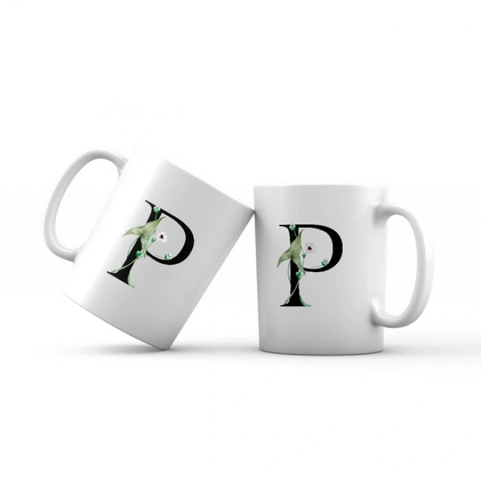 P Harfi Yeşil Dallı Kupa