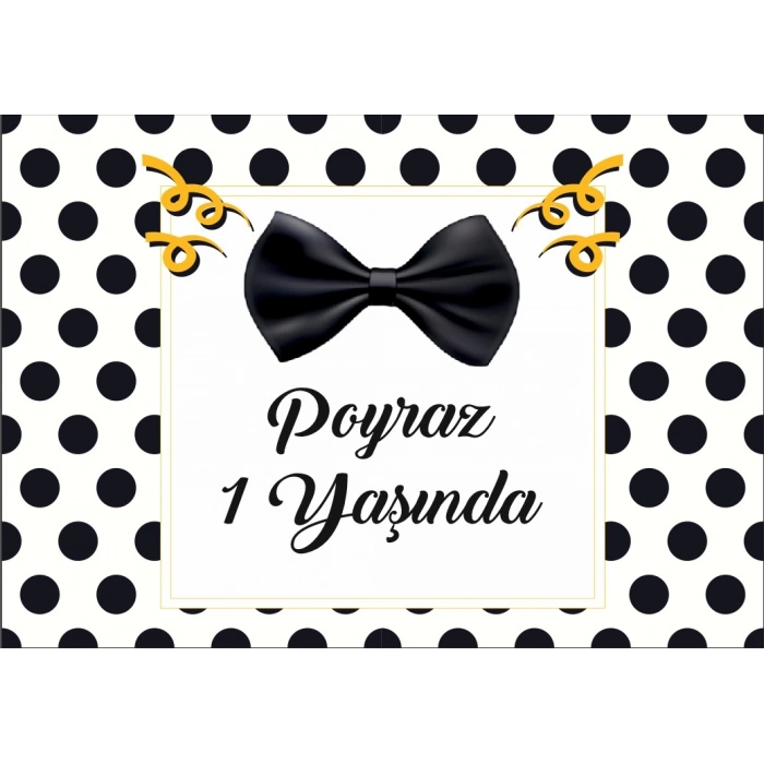 Papyon Temalı Doğum Günü Afişi 70X100 cm