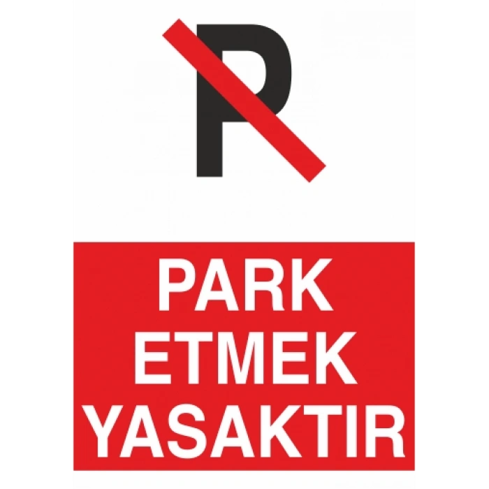 Park Etmek Yasaktır Sticker 20X28 Cm