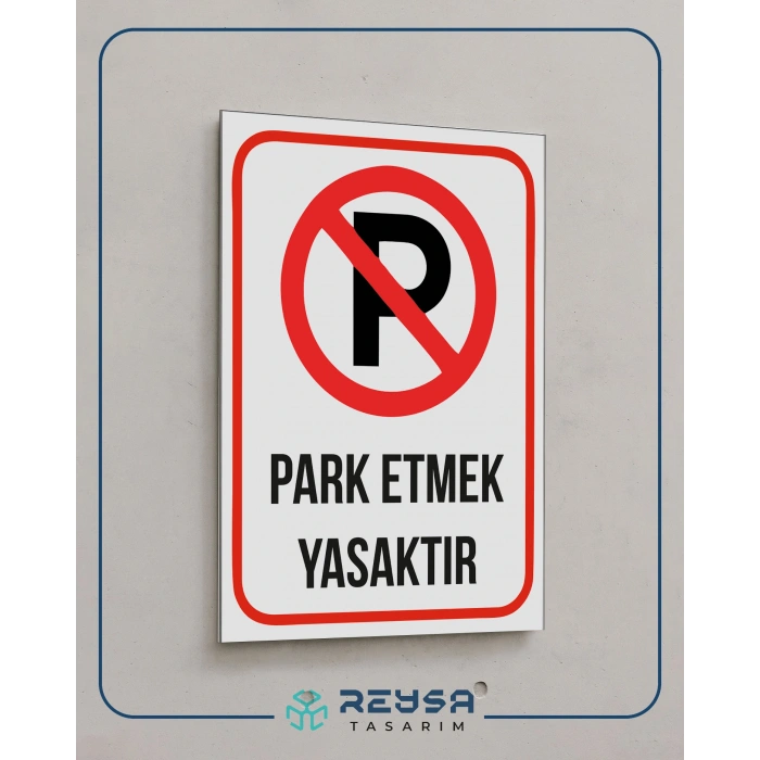 Park Etmek Yasaktır Sticker 20X28 Cm