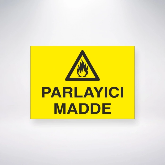 Parlayıcı Madde Sticker 20X28 Cm