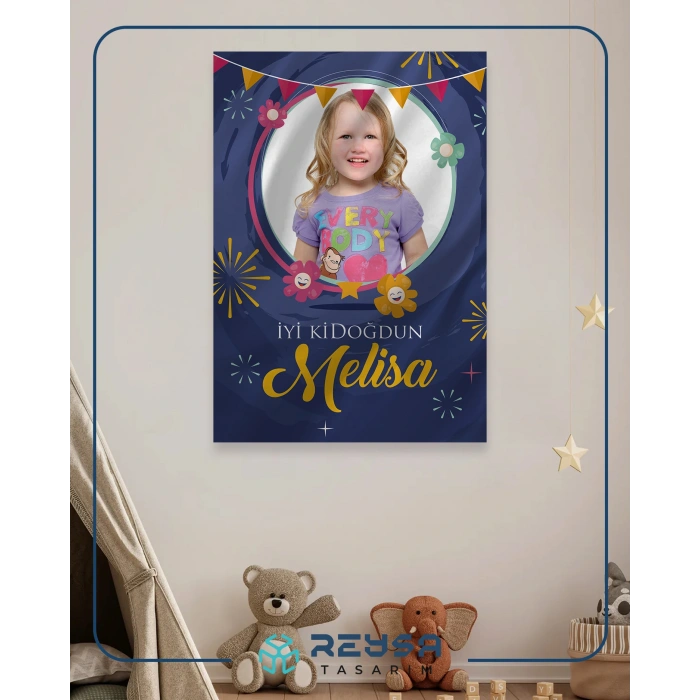 Parti Temalı Doğum Günü Afişi 100X150 cm