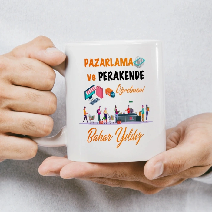 Pazarlama ve Perakende İsme Özel Kupa