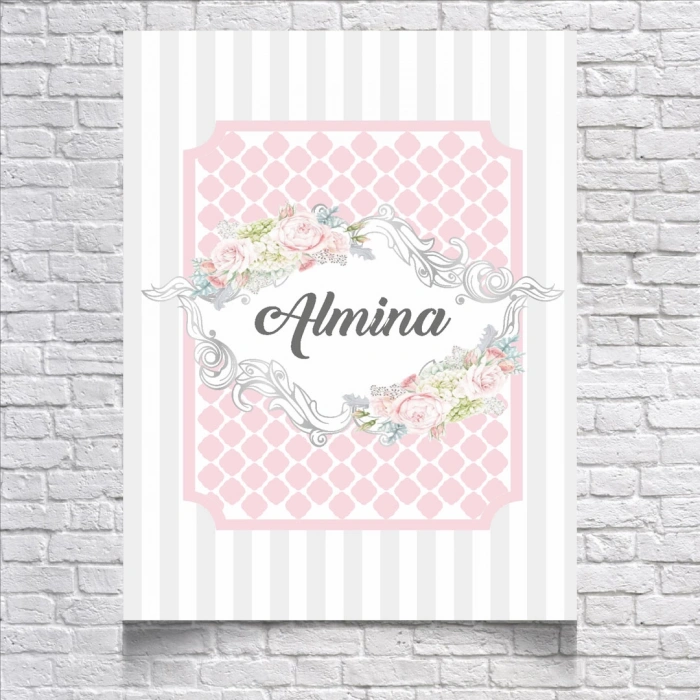 PEMBE BALIK PULU TEMALI DOĞUM GÜNÜ AFİŞİ 35X50 cm