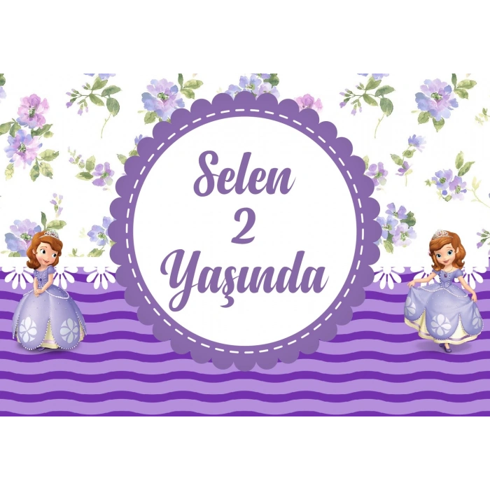 Peri Temalı Doğum Günü Afişi 35X50 cm