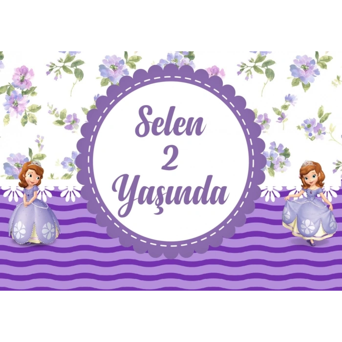 Peri Temalı Doğum Günü Afişi 70X100 cm