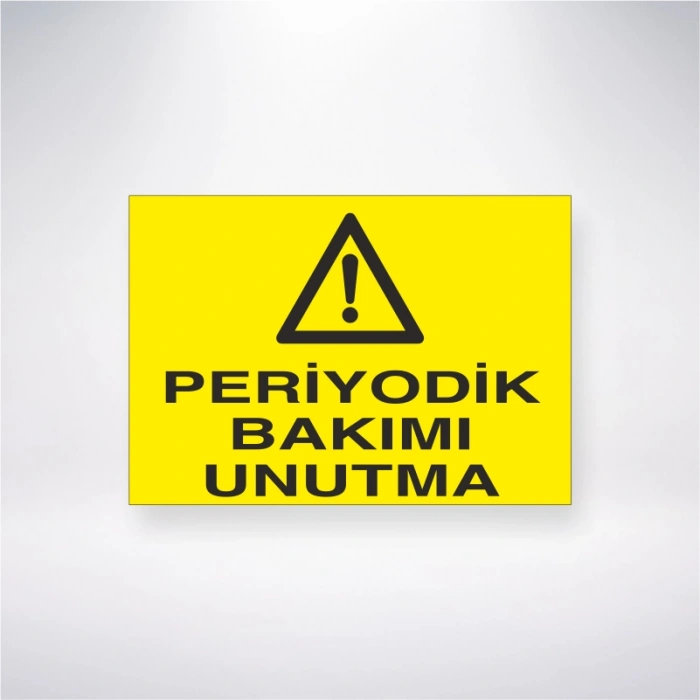 Periyodik Bakımı Unutma Sticker 20X28 Cm