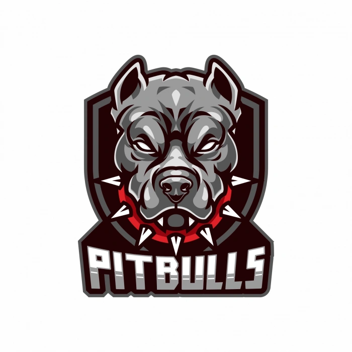 Pitbull Sticker 10x10 cmRenkli Sticker